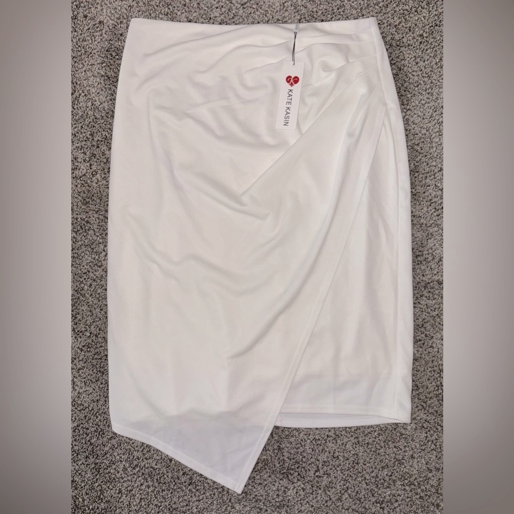 Kate Kasin White Skirt